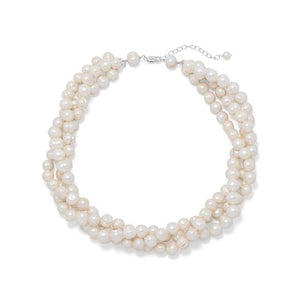 Multistrand Cultured Freshwater Pearl Necklace