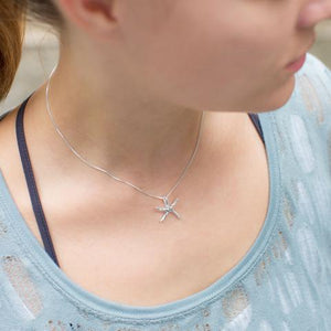 Polished Starfish Slide Necklace