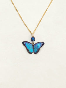 Bella  Butterfly Pendant Necklace - Holly Yashi