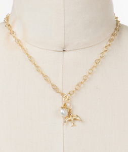 Sorrelli Piper Pearl Classic Necklace