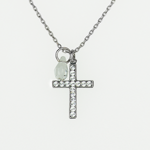 Mariana Antique Silver Petite Cross Pendant