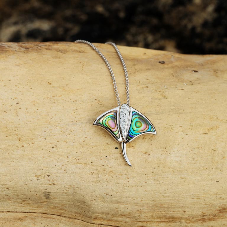 Abalone Shell Stingray necklace