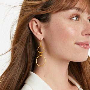 Simone 3-in-1 Gold Earrings - Julie Vos