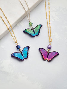Bella  Butterfly Pendant Necklace - Holly Yashi