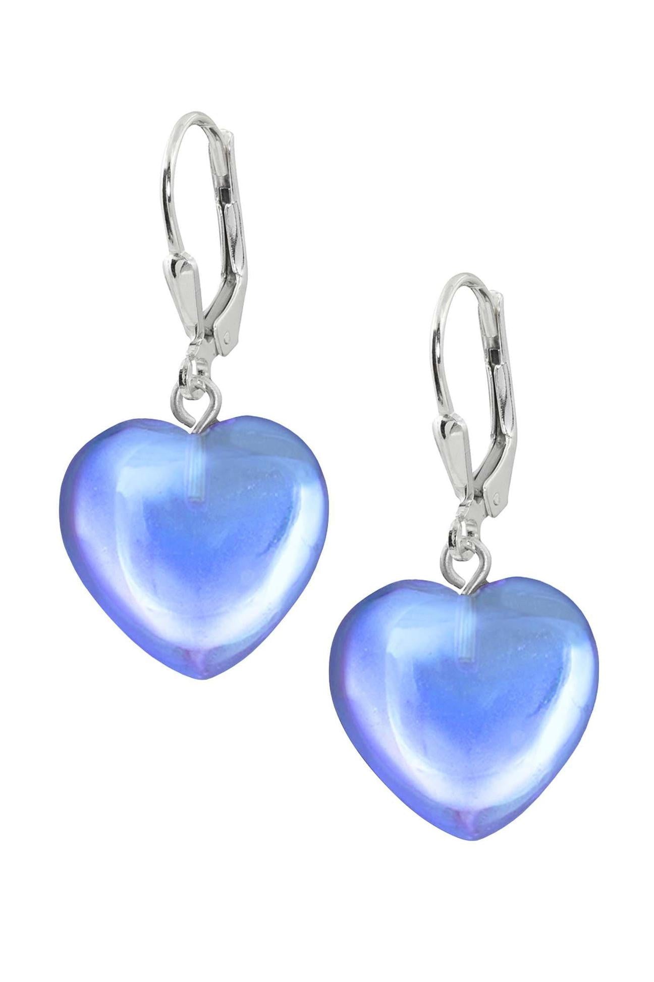 Leightworks Crystal Heart Earrings
