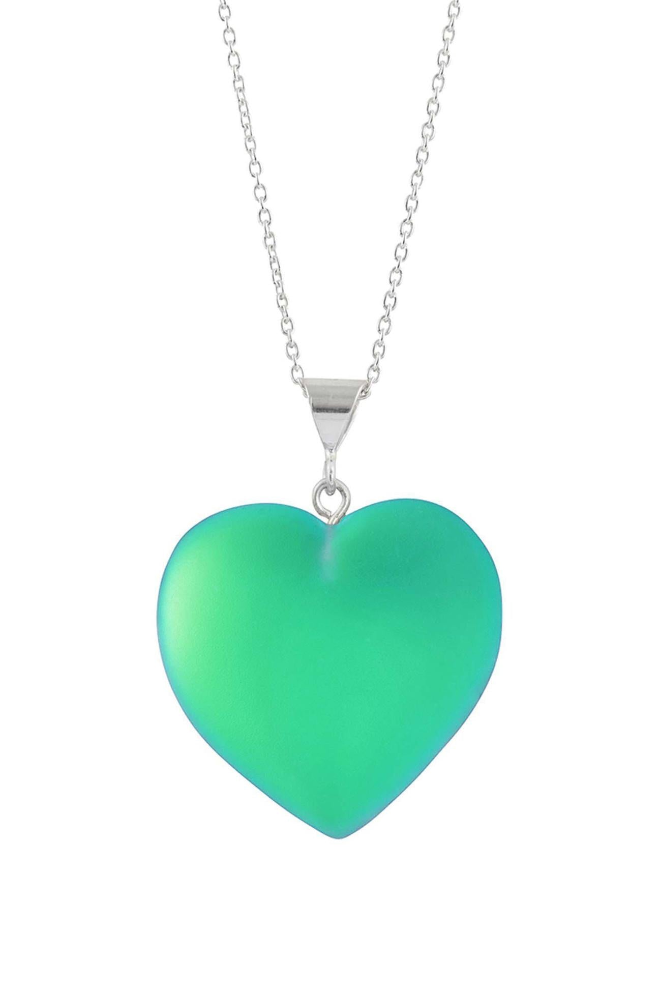 Leightworks Large Crystal Heart Pendant