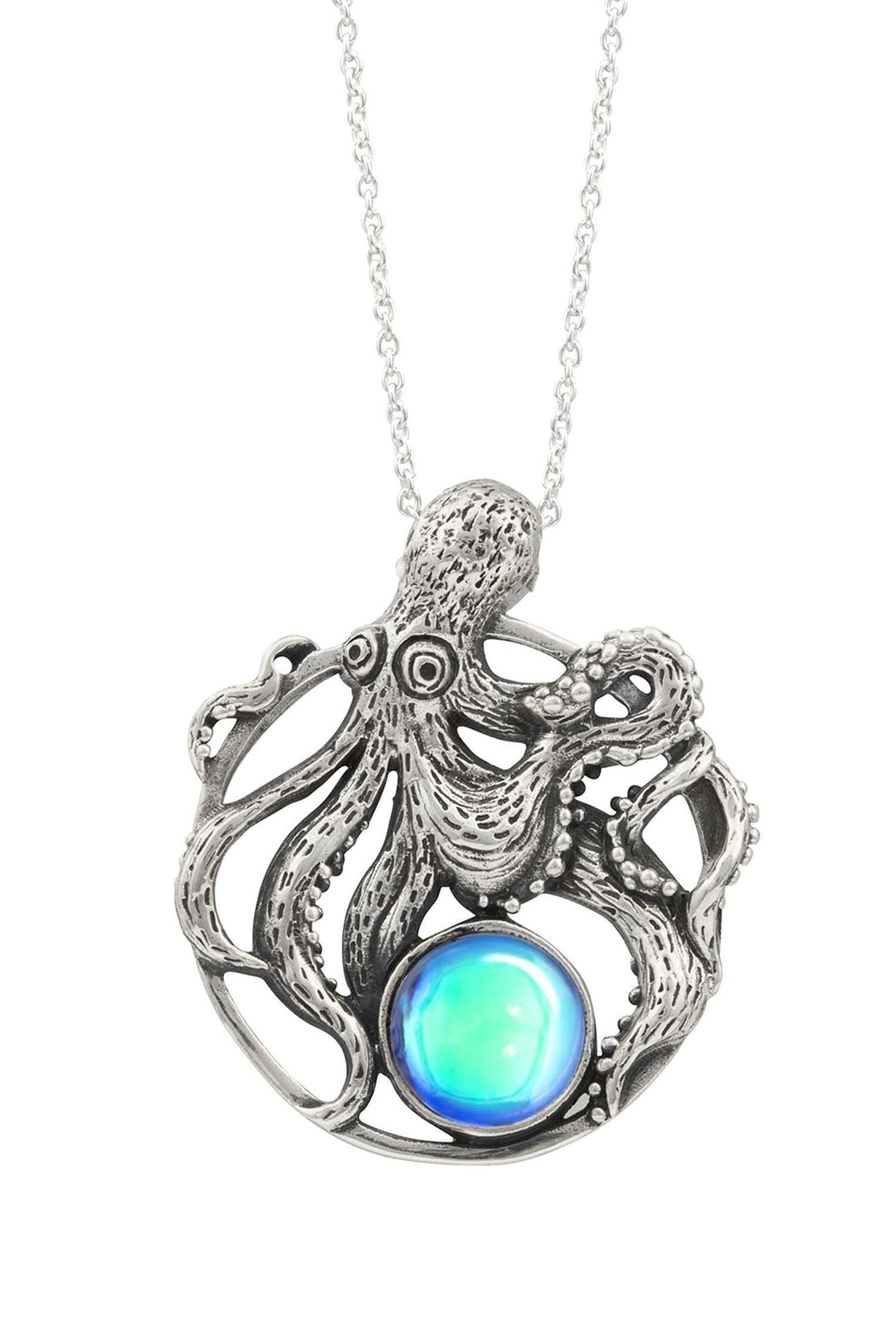 LeightWorks Crystal Octopus Pendant