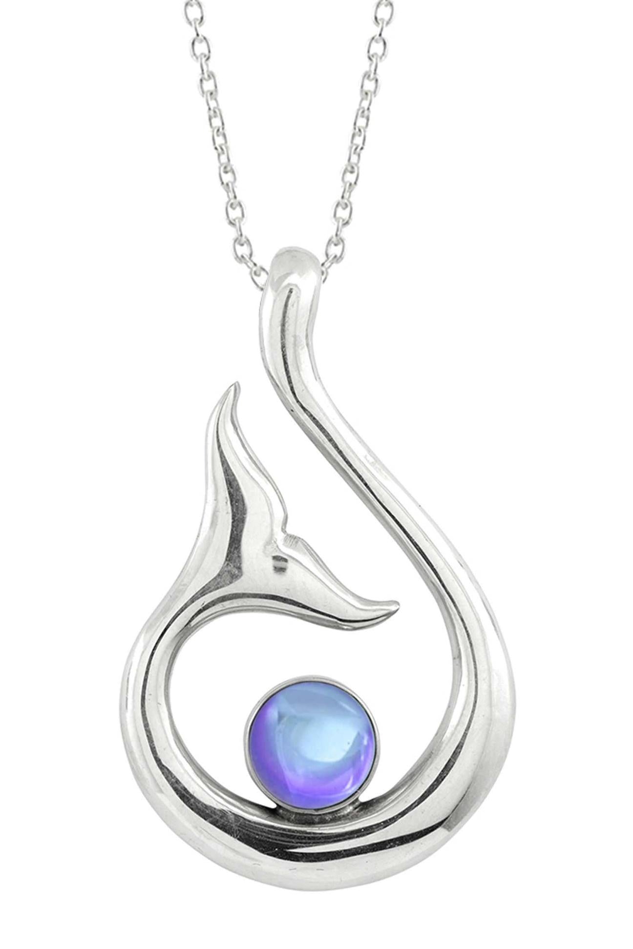 Leightworks Whale's Tale Crystal Pendant