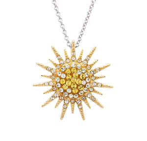 Sunburst Necklace with Swarovski® Crystal